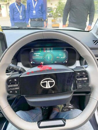 Punch EV new 10.2-inch instrument screen